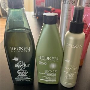 Redken Body Full Hair Care Trio - Green and Black